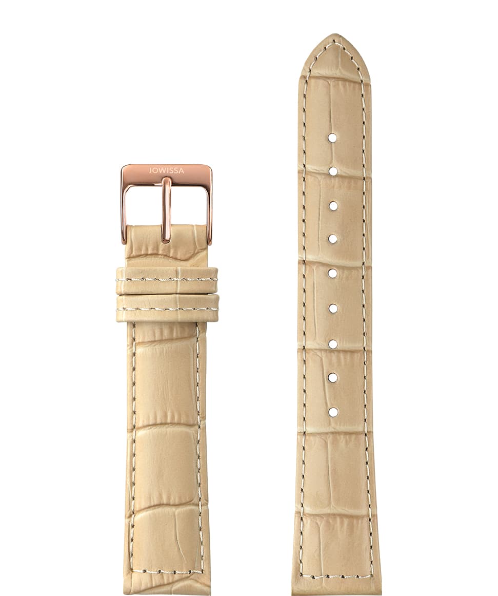 Mat Alligator Leather Watch Strap E3.1159