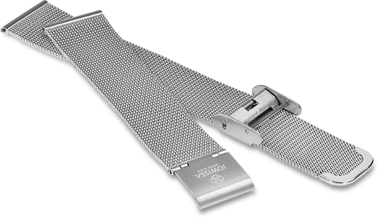 Watch Band Stainless Steel 18mm Silver E4.198.L