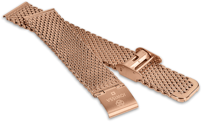 Uhrenarmband Edelstahl 18mm Roségold E4.195.L