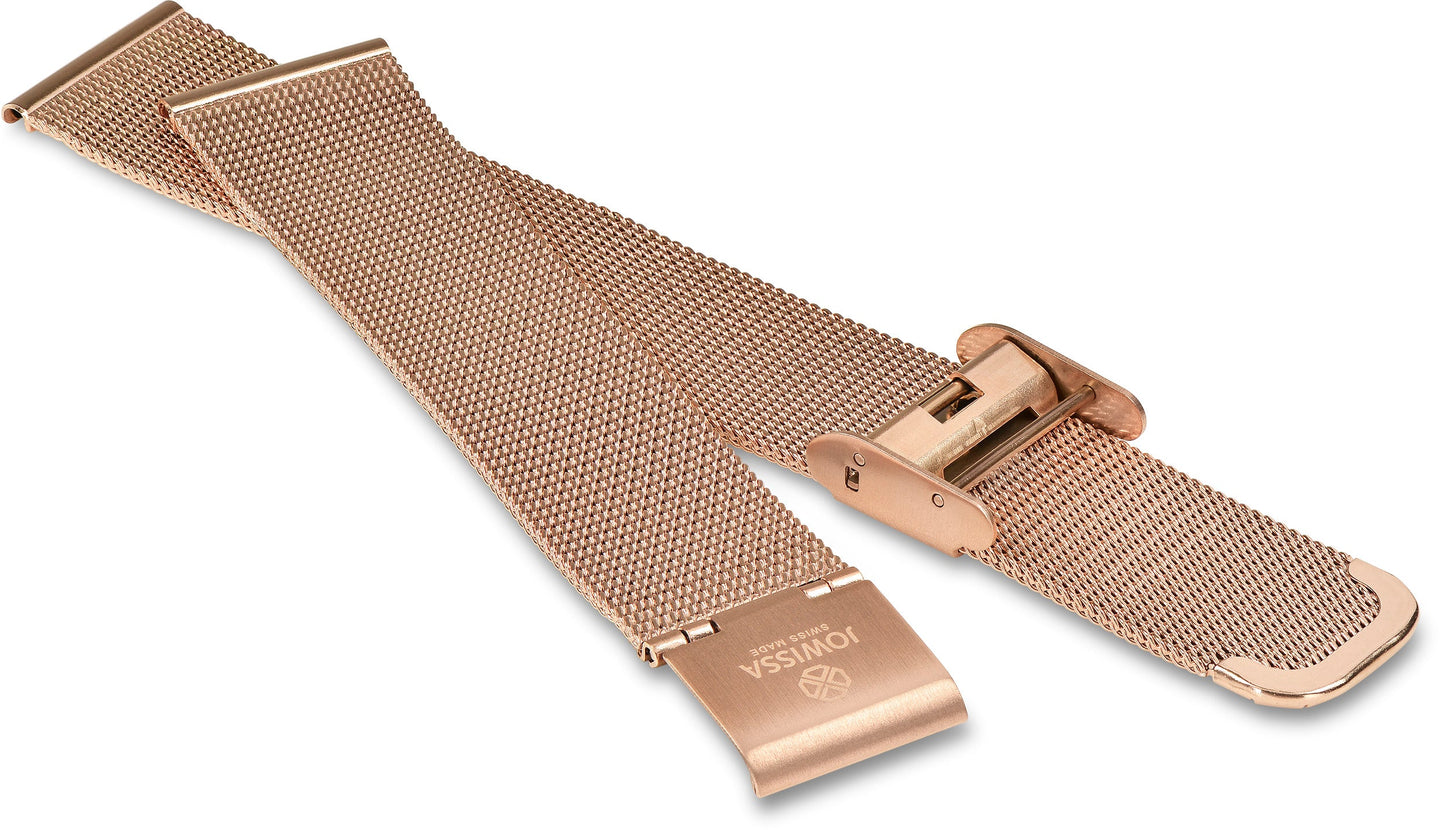 Uhrenarmband Edelstahl 15mm Roségold E4.197.M