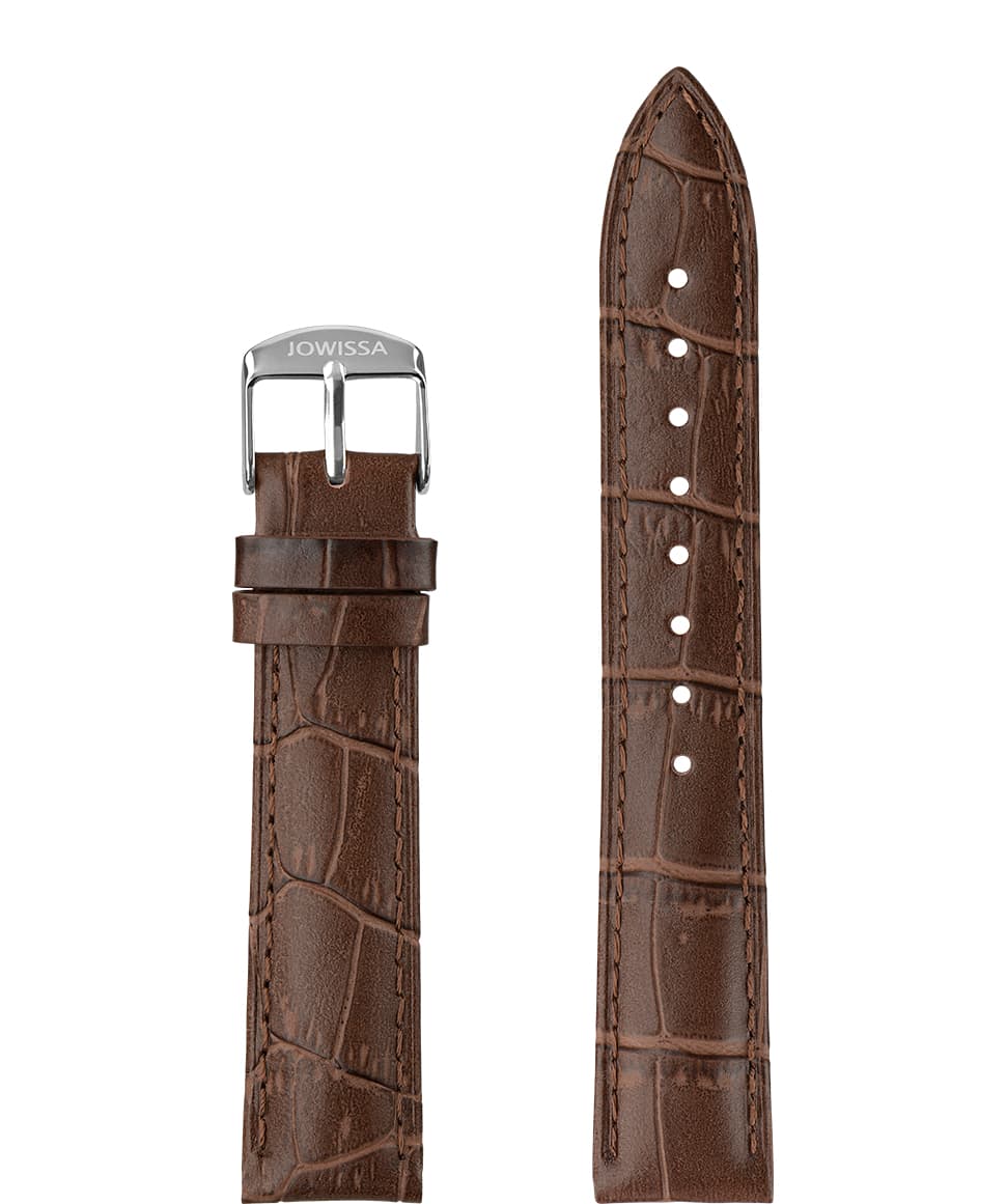 Mat Alligator Leather Watch Strap E3.1464.L