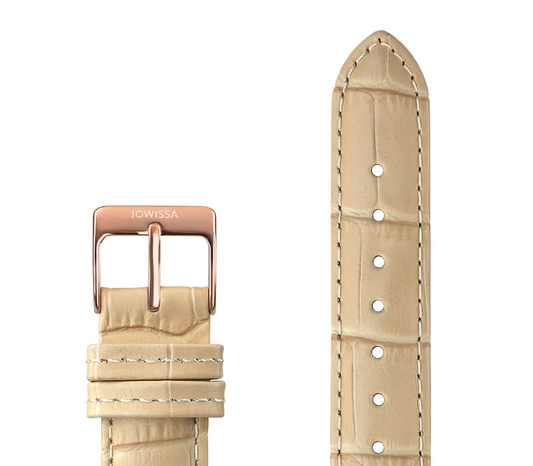 Mat Alligator Leather Watch Strap E3.1159