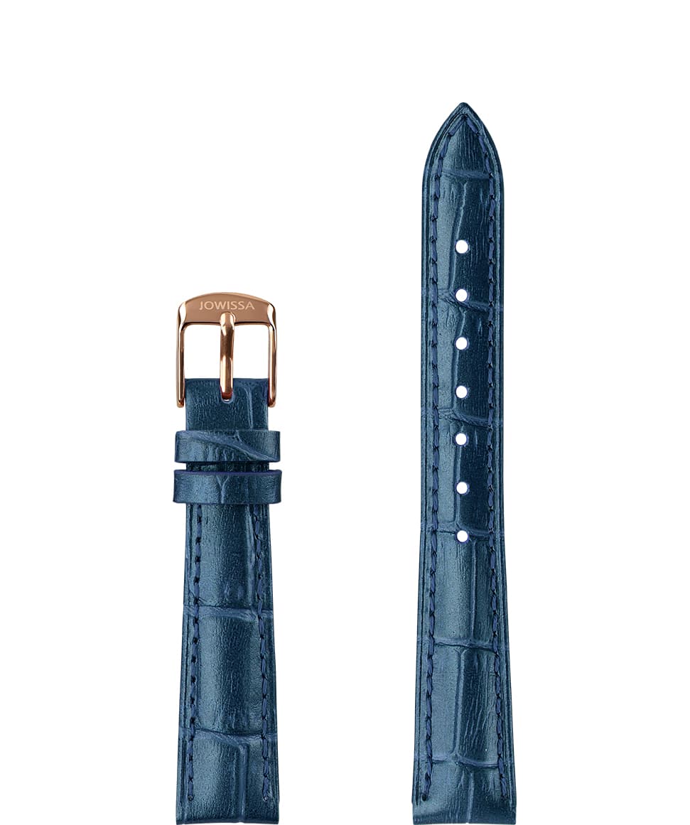 Pearl Croco Leather Watch Strap E3.1448.M