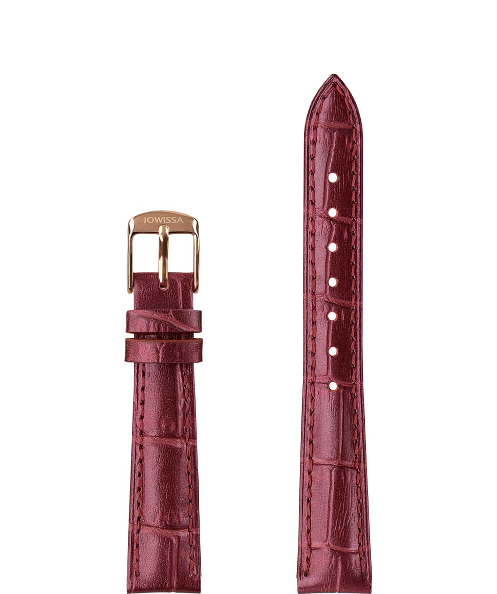 Pearl Croco Leather Watch Strap E3.1486.M