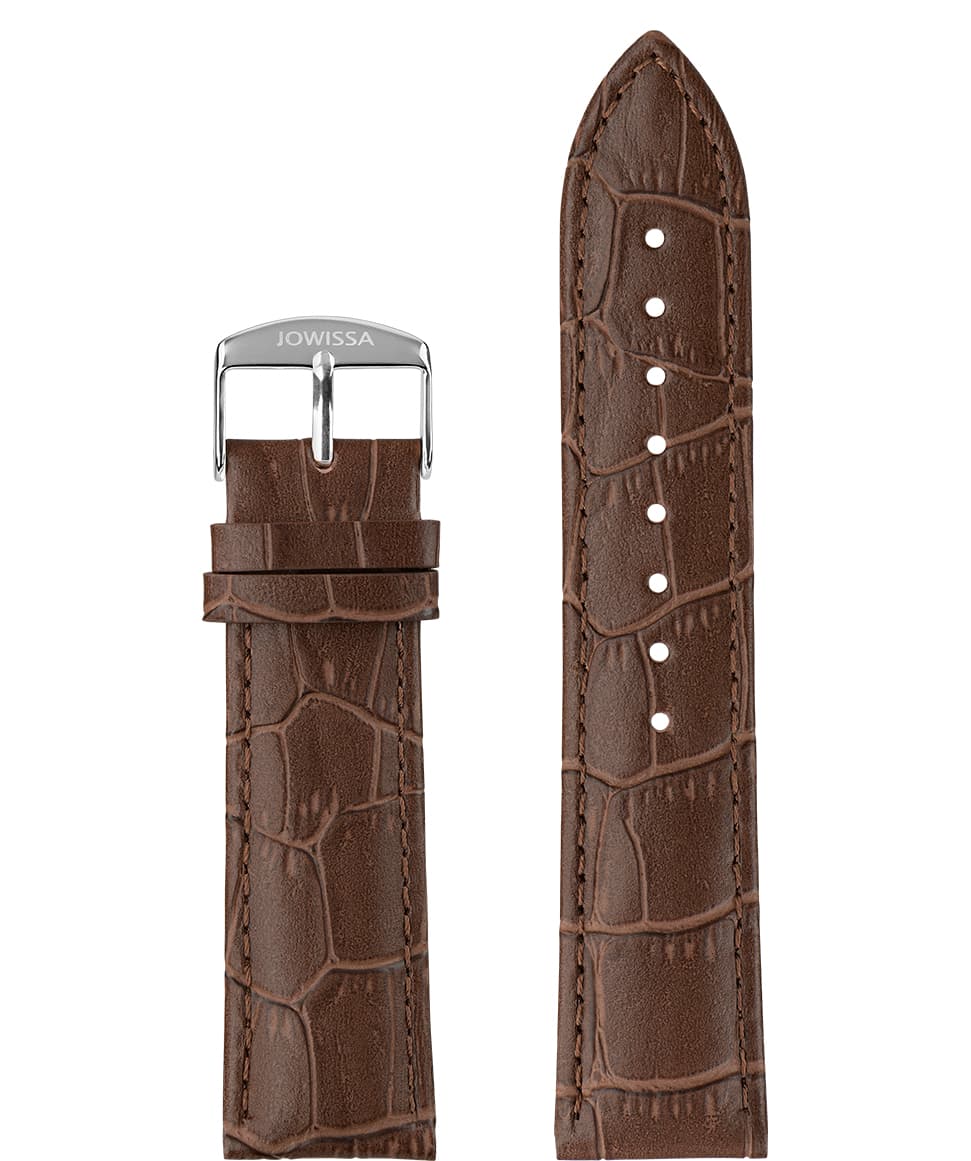 Mat Alligator Leather Watch Strap E3.1464.XL