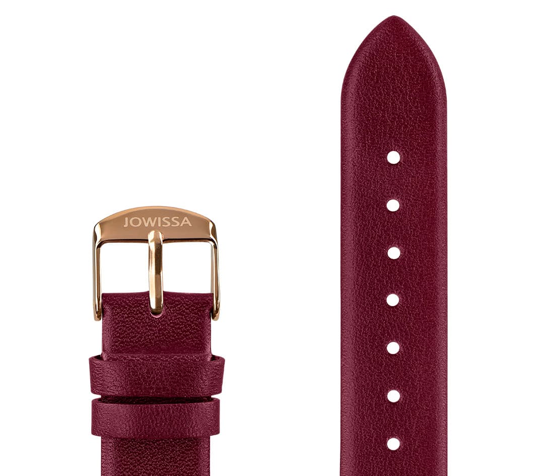 Plain Mat Leather Watch Strap E3.1459.L