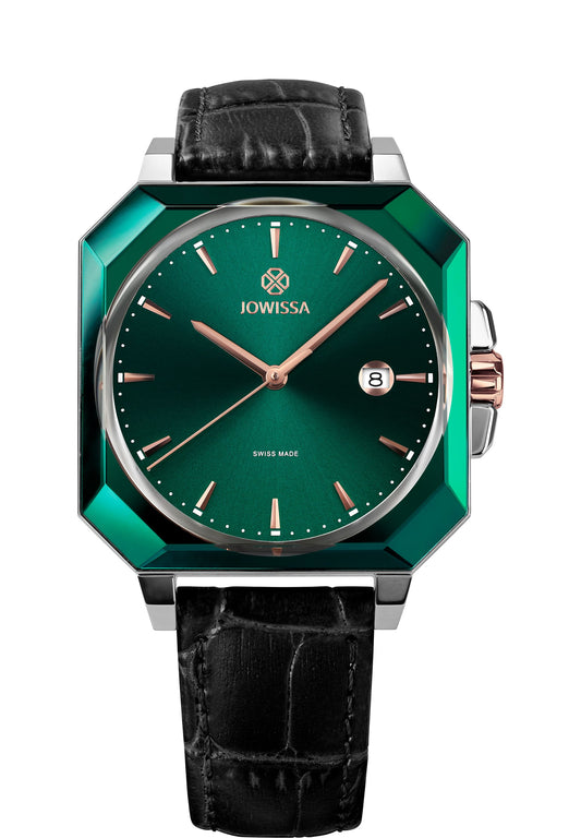 J4.574.L Front View of a Octa 3 Swiss Mens Watch  by Jowissa Green