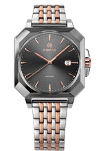 Load image into Gallery viewer, J4.576.L Front View of a Octa 3 Swiss Mens Watch  by Jowissa Black Bicolor
