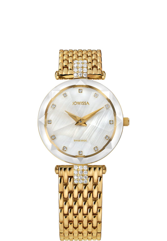 Facet Strass Orologio da Donna Svizzero J5.633.M