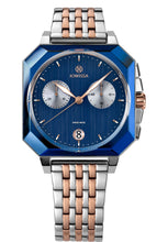 Load image into Gallery viewer, J7.145.L Front View of a Octa 6 Swiss Watch Chronograph by Jowissa Blue Bicolor Rose
