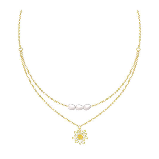 Front Image of Edelweiss | Womens | Necklace | gold | Fashion Jewelry | JS.0204.C | Jowissa | 