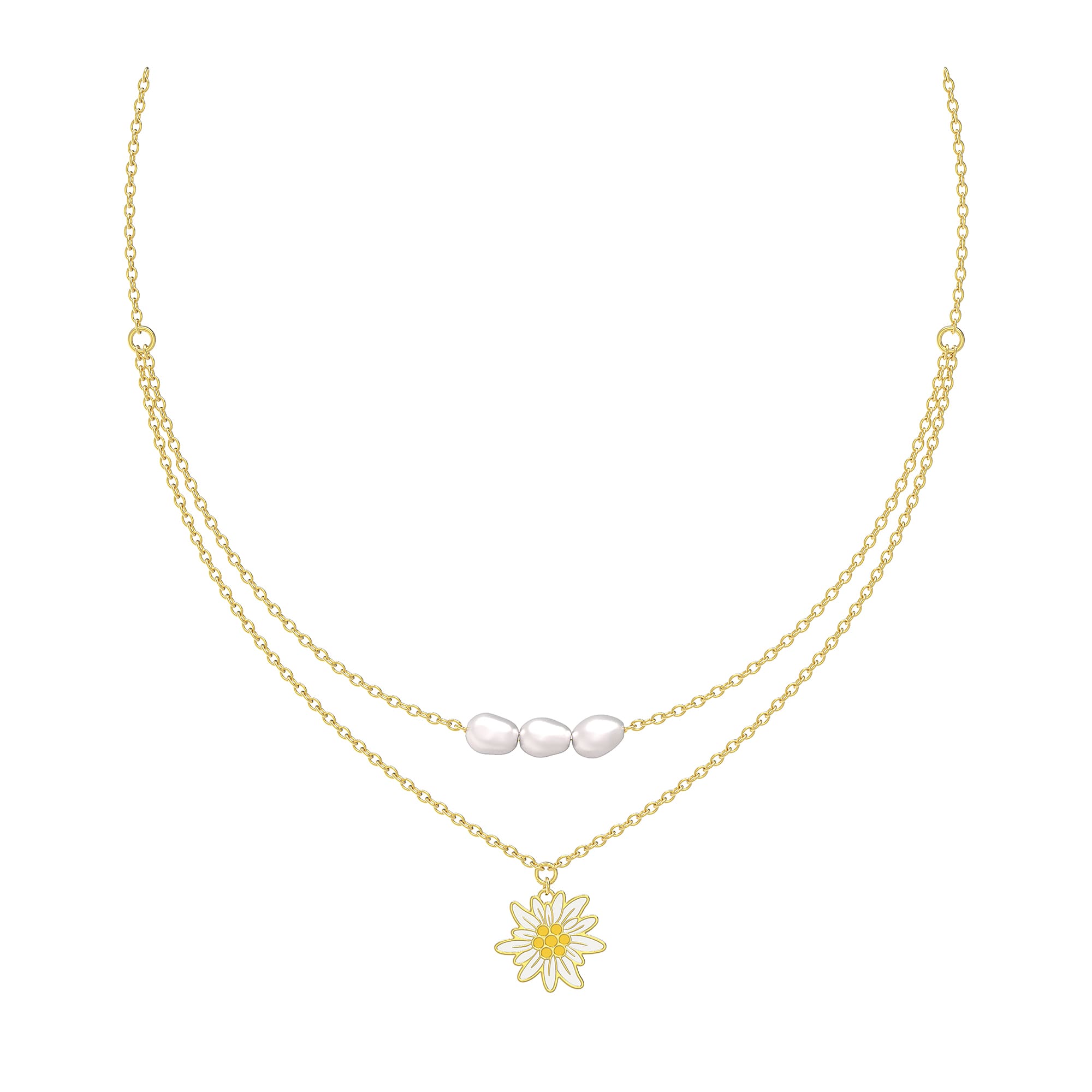 Edelweiss Pendant Necklace JS.0204.C