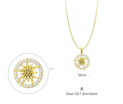 Edelweiss Pendant Necklace JS.0206.A