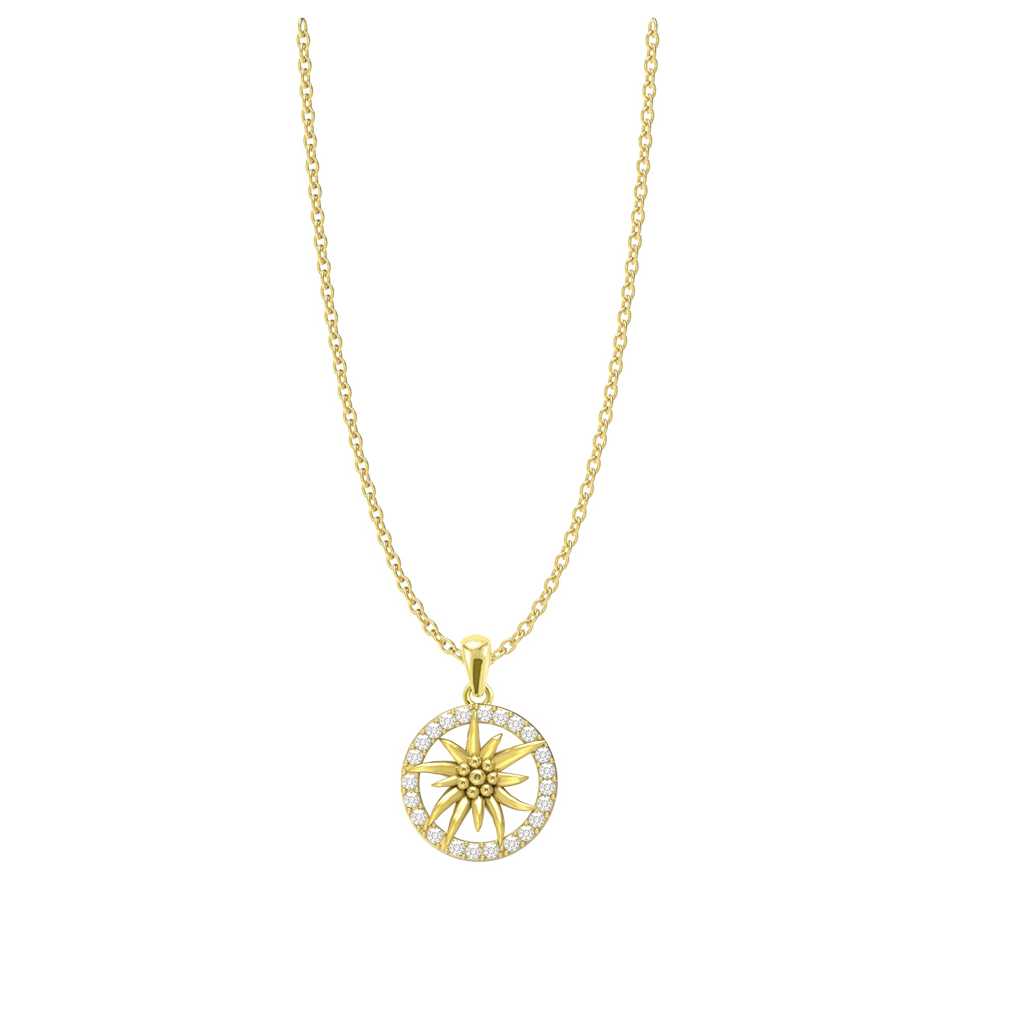 Edelweiss Pendant Necklace JS.0206.A