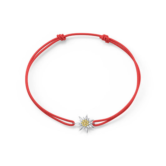 Front Image of Edelweiss | Womens | Wristband | red | Fashion Jewelry | JS.0208.E | Jowissa | Cubic Zirconia