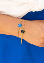 Load image into Gallery viewer, Stainless Steel Jewelry Bracelets by Jowissa. Blue Stone and Black Stone
